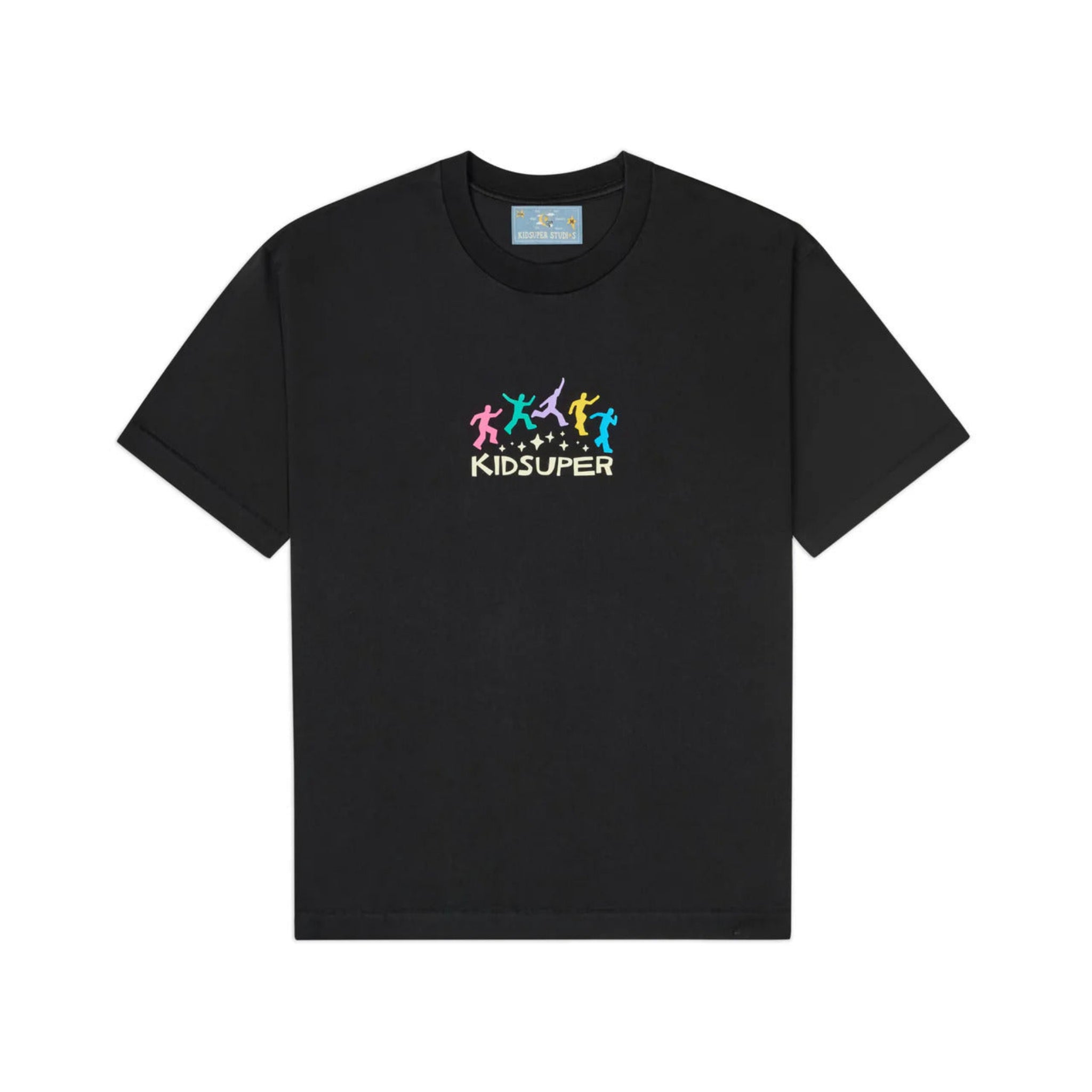 KIDSUPER Jumping the Stars Tee-Black-1