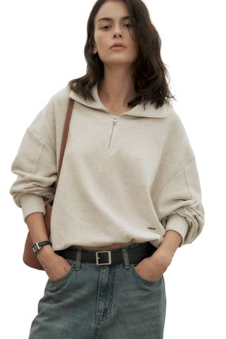 SERINE HALF-ZIP SWEATSHIRT