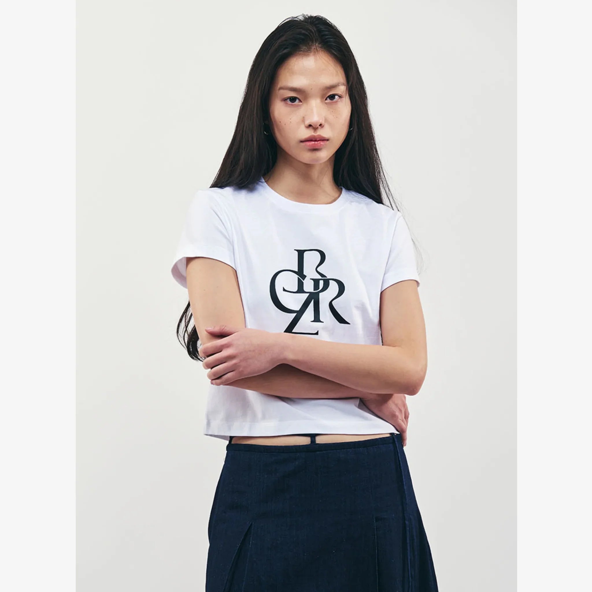 CITYBREEZE SYMBOL LOGO CROP HALF-SLEEVE T-SHIRT-2