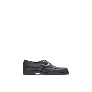 Square Toe Buckle Loafer