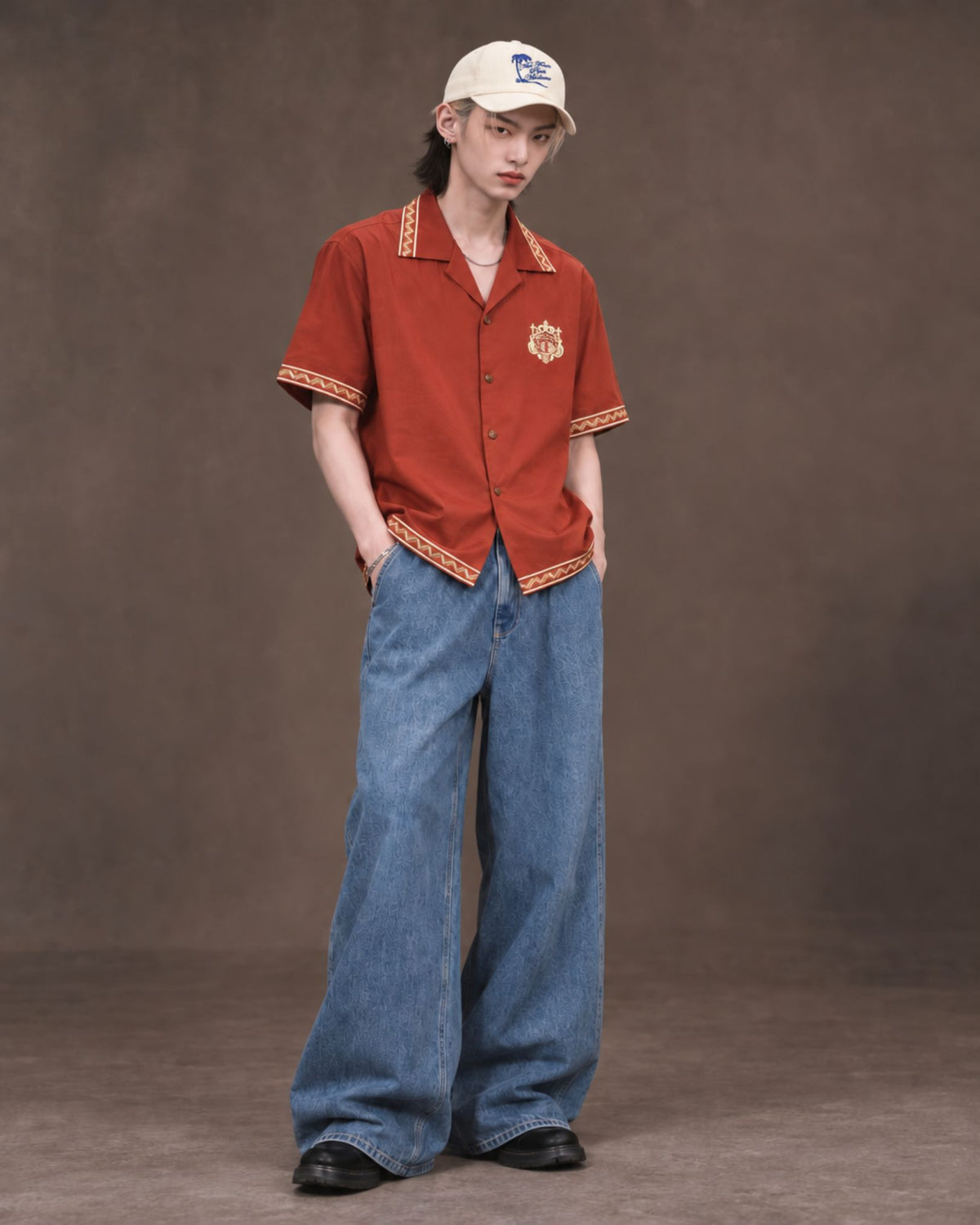 DRÔLE DE MONSIEUR Chemise Brodée Danseurs
