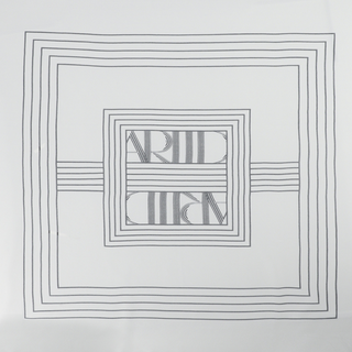 SILK LOGO SQUARE SCARF