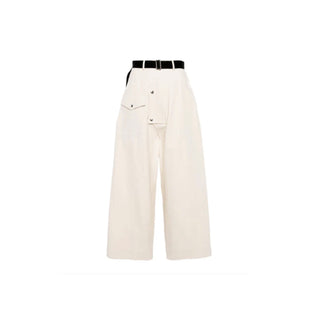 PLAN-C High Waist Wide Leg Trousers