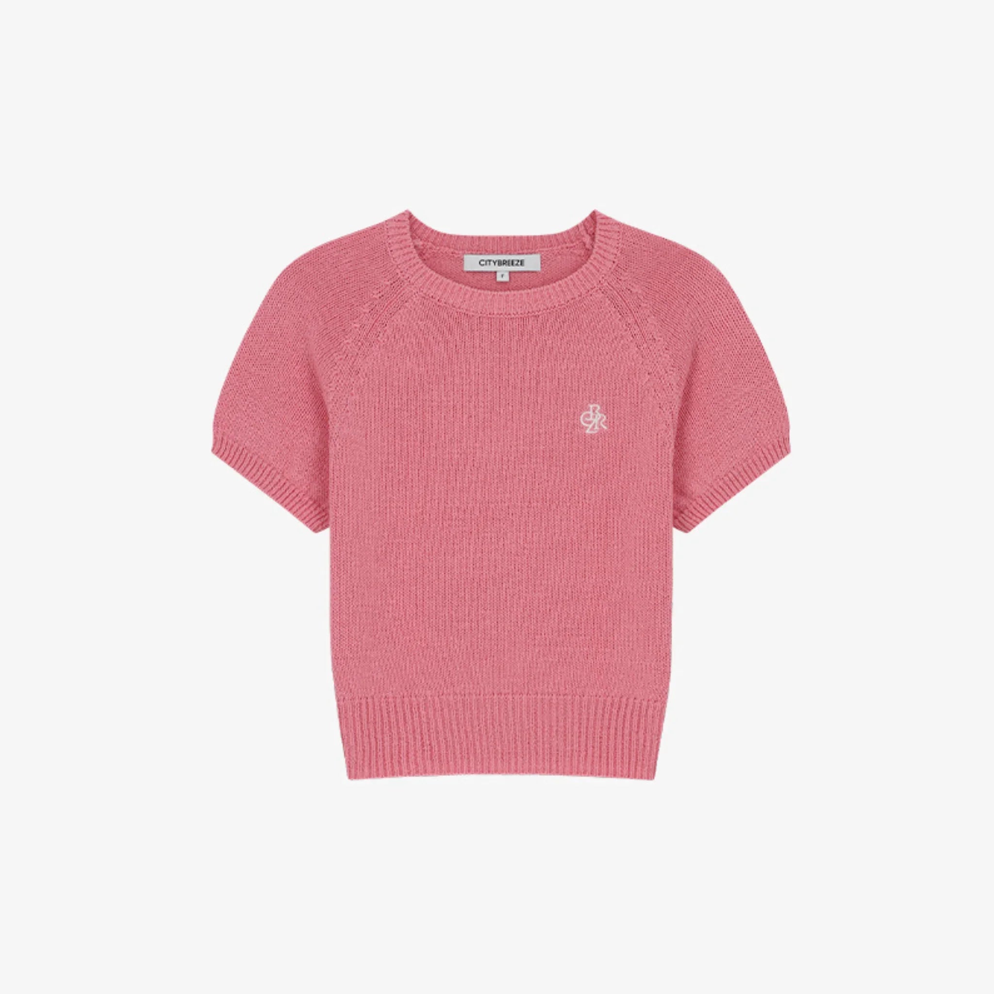 CITYBREEZE SMALL SYMBOL LOGO HALF-SLEEVE KNIT