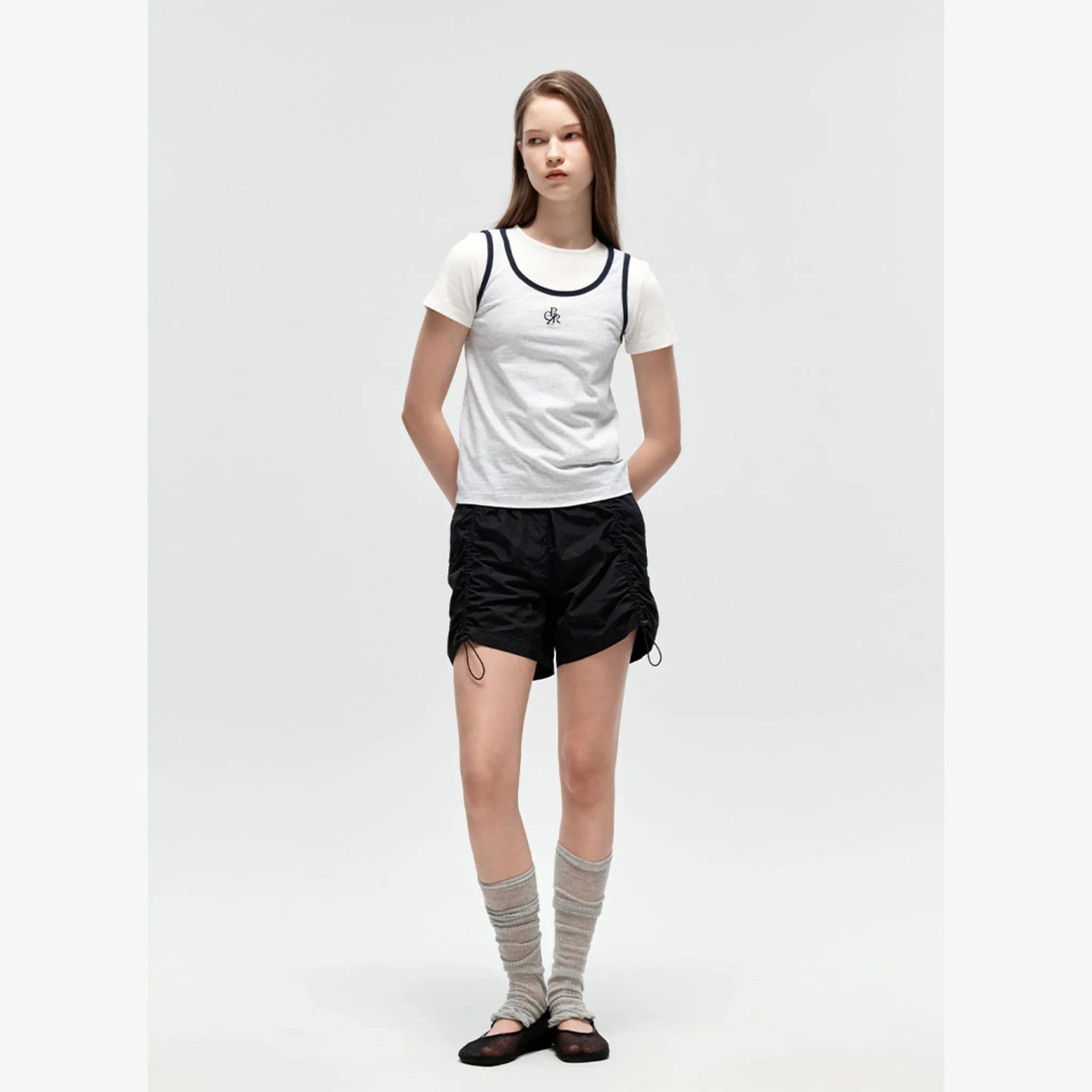 CITYBREEZE SYMBOL LOGO POINT SLEEVELESS T-SHIRT-10