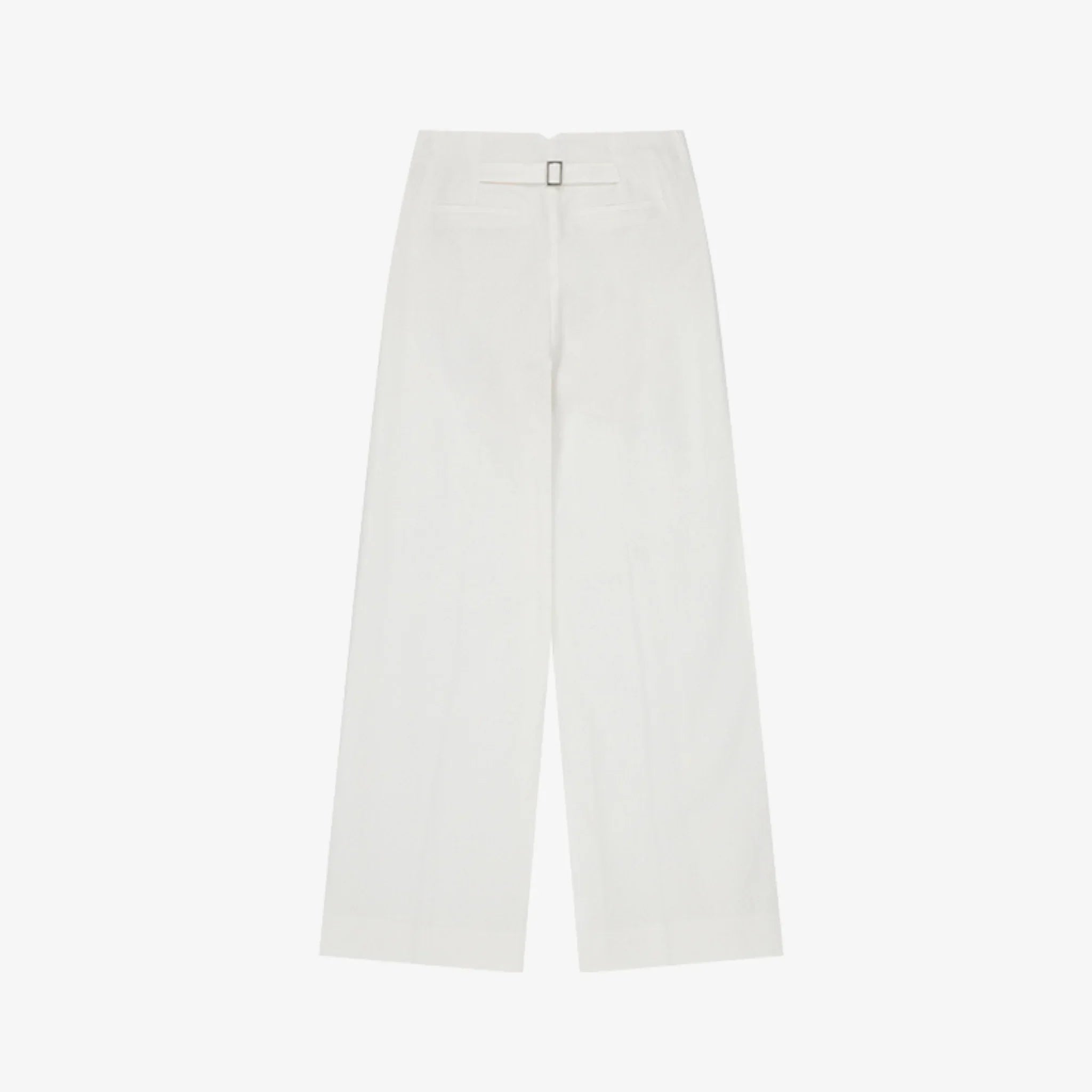 ARTID LINEN BUCKLE WIDE PANTS-10