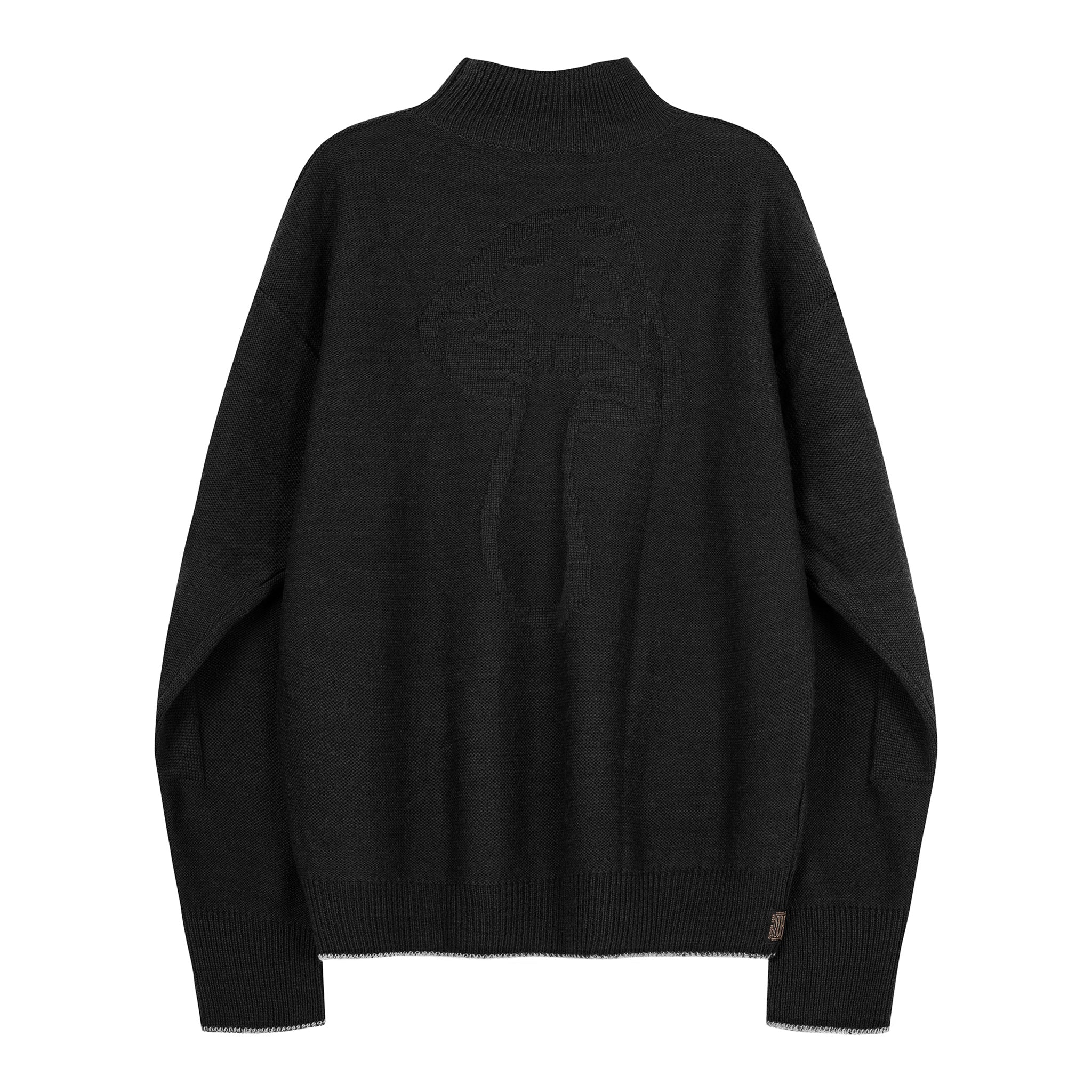 SOHC Mush Rooc Knitted L/SL | Black-2
