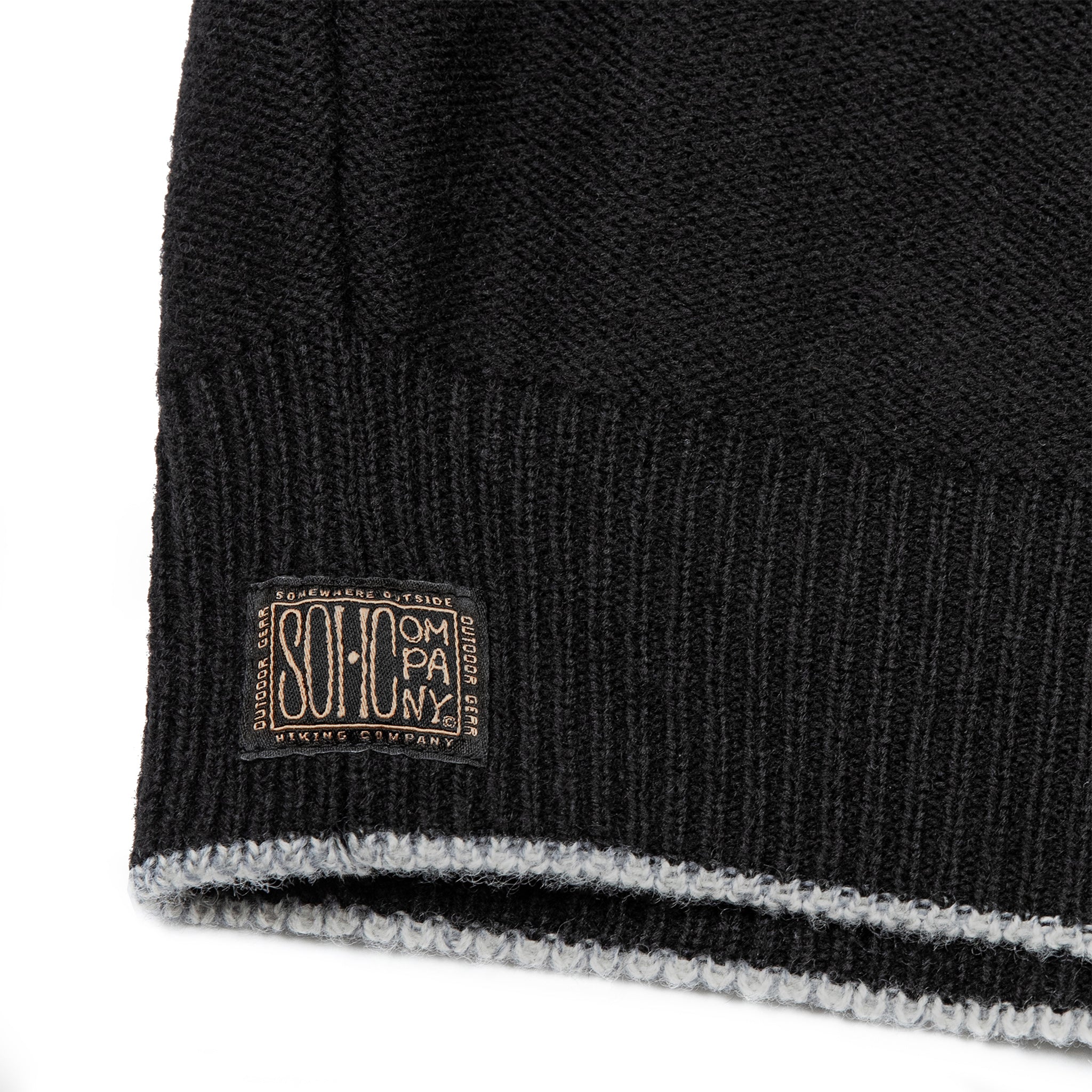 SOHC Mush Rooc Knitted L/SL | Black-3