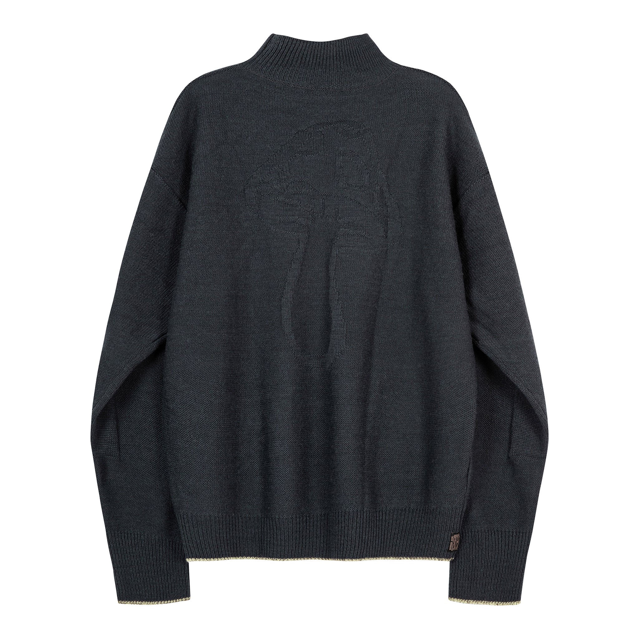 SOHC Mush Rooc Knitted L/SL | Charcoal-2