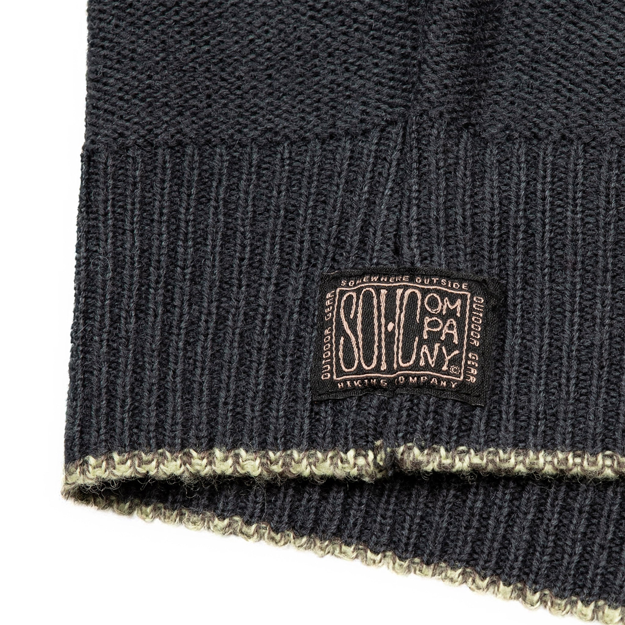SOHC Mush Rooc Knitted L/SL | Charcoal-3