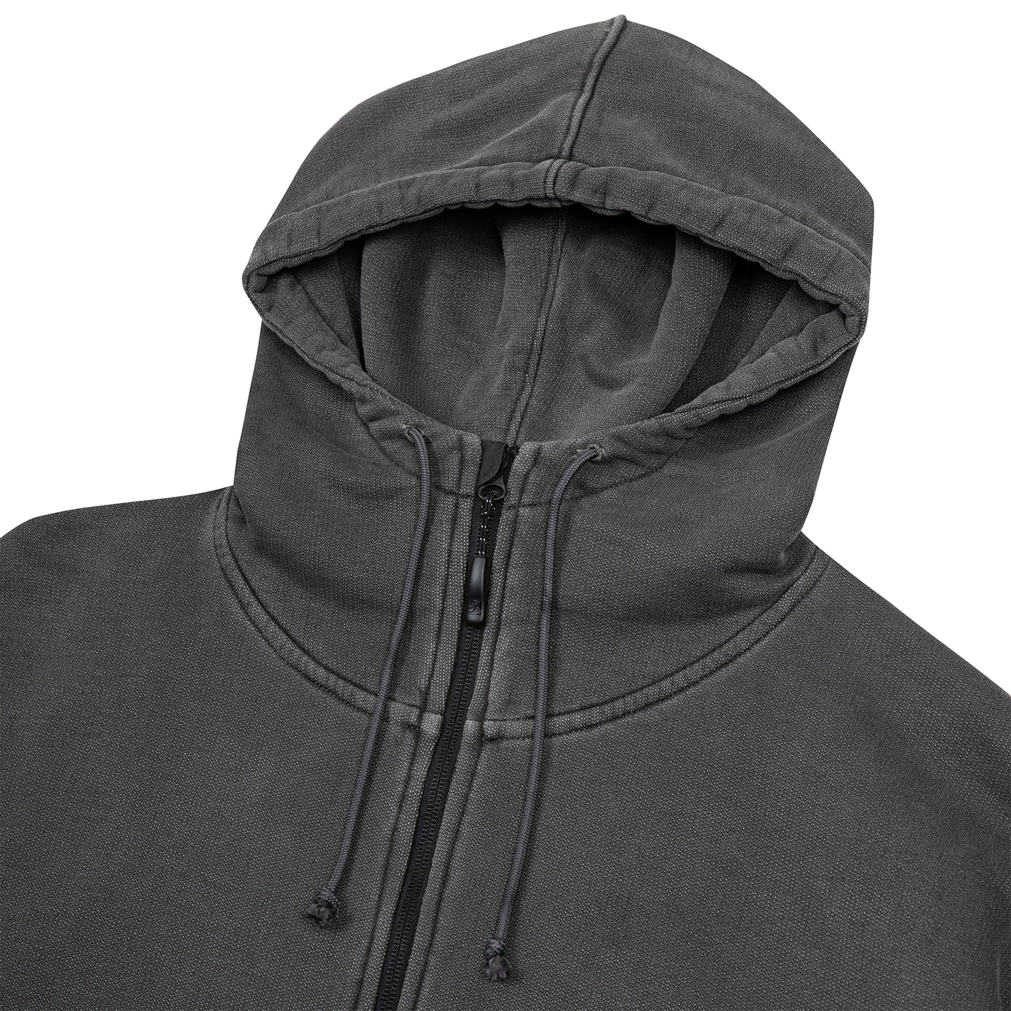 SOHC Garment Dyed Reflective Print Zip-Up Hoodie-5