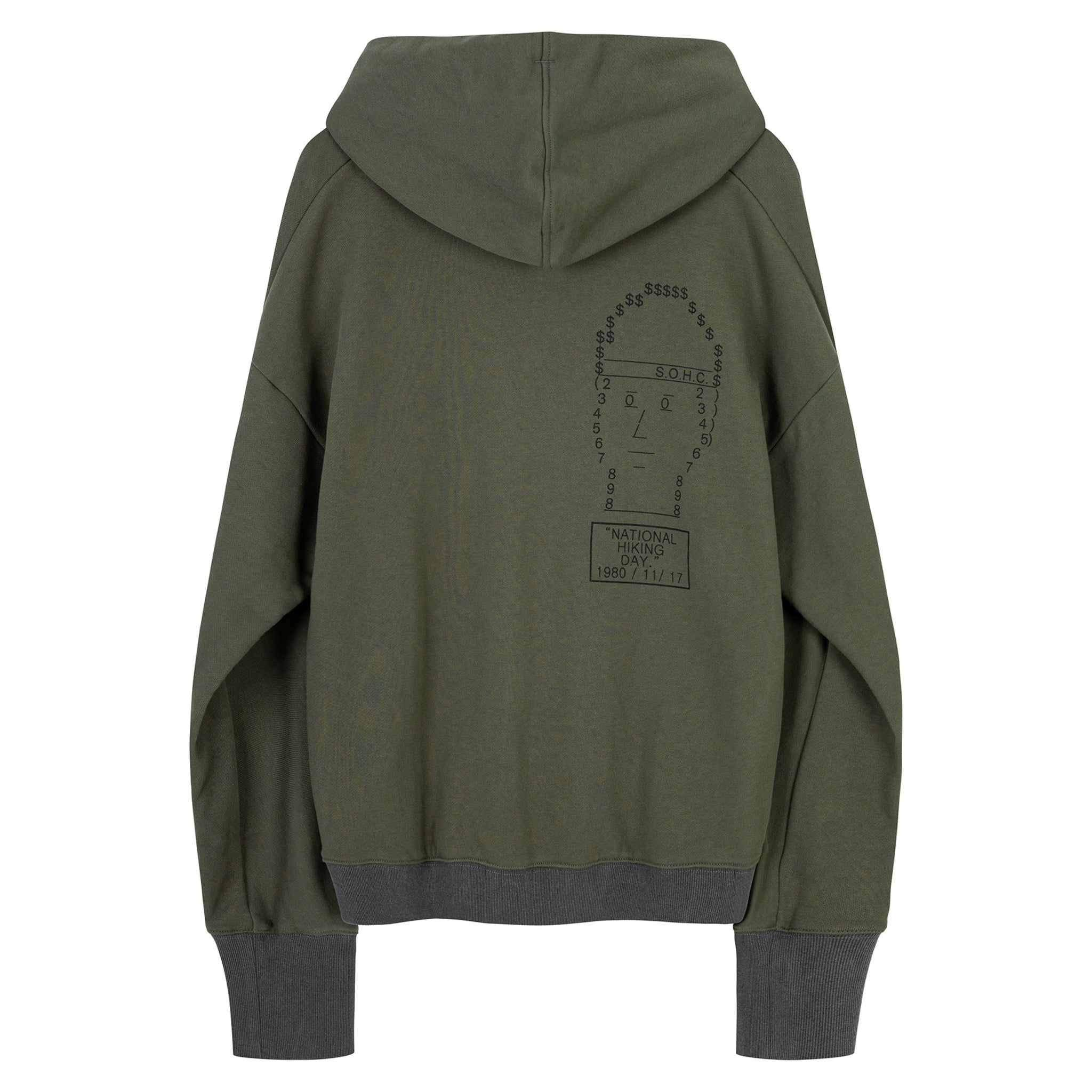 SOHC National Hiking Day Souvenir Hoodie | Khaki-2
