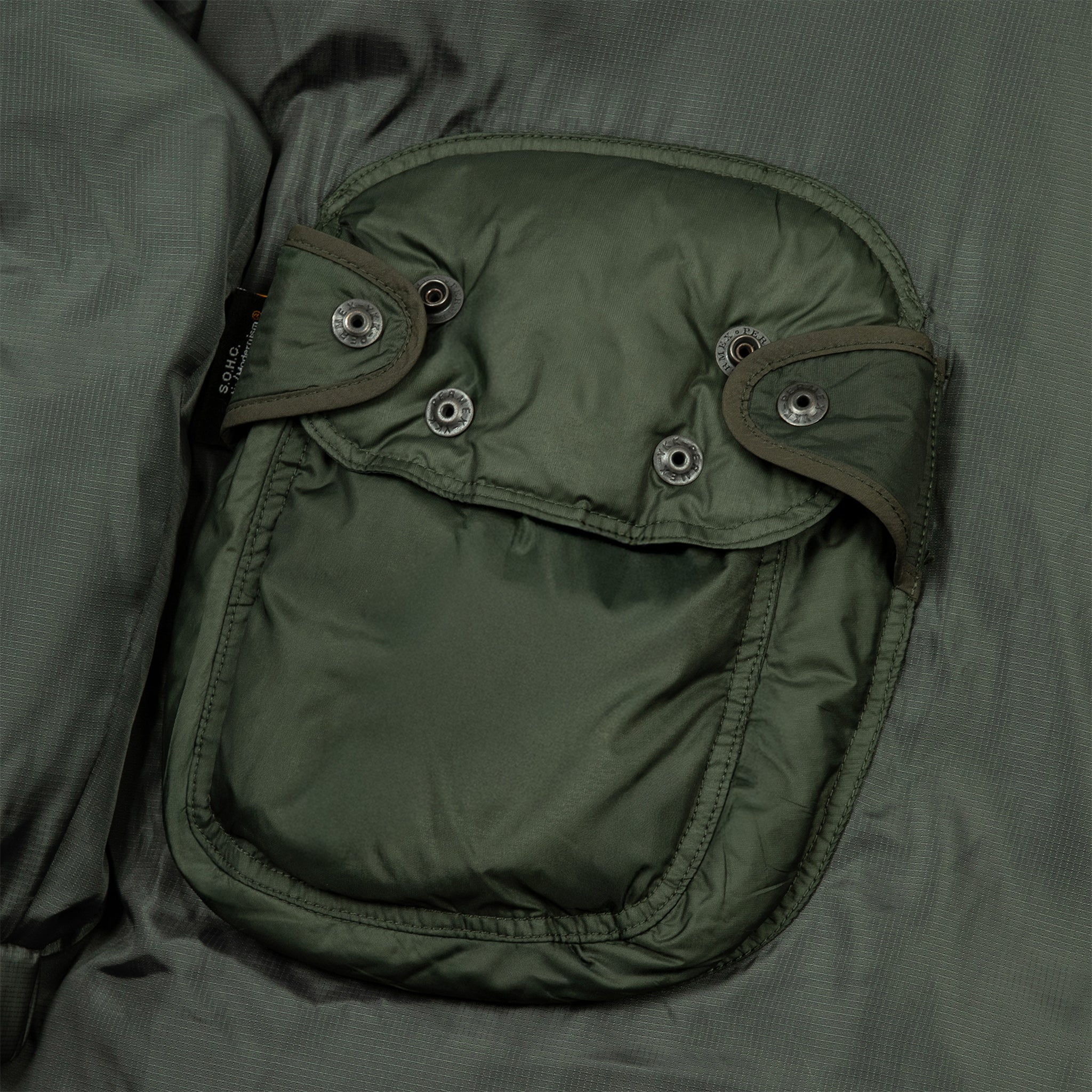 SOHC Teru Teru Bouzu Puffer Jacket | Khaki-4