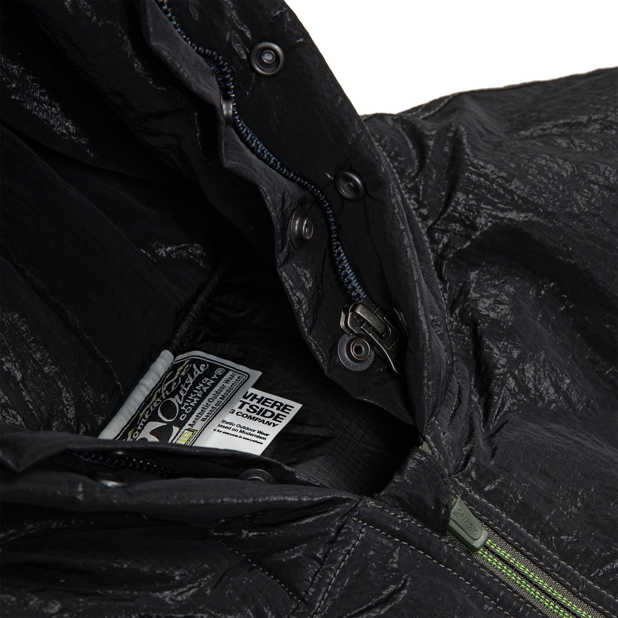 SOHC Coated Nylon Detachable Patch Hooded G1 Flight Jacket-5
