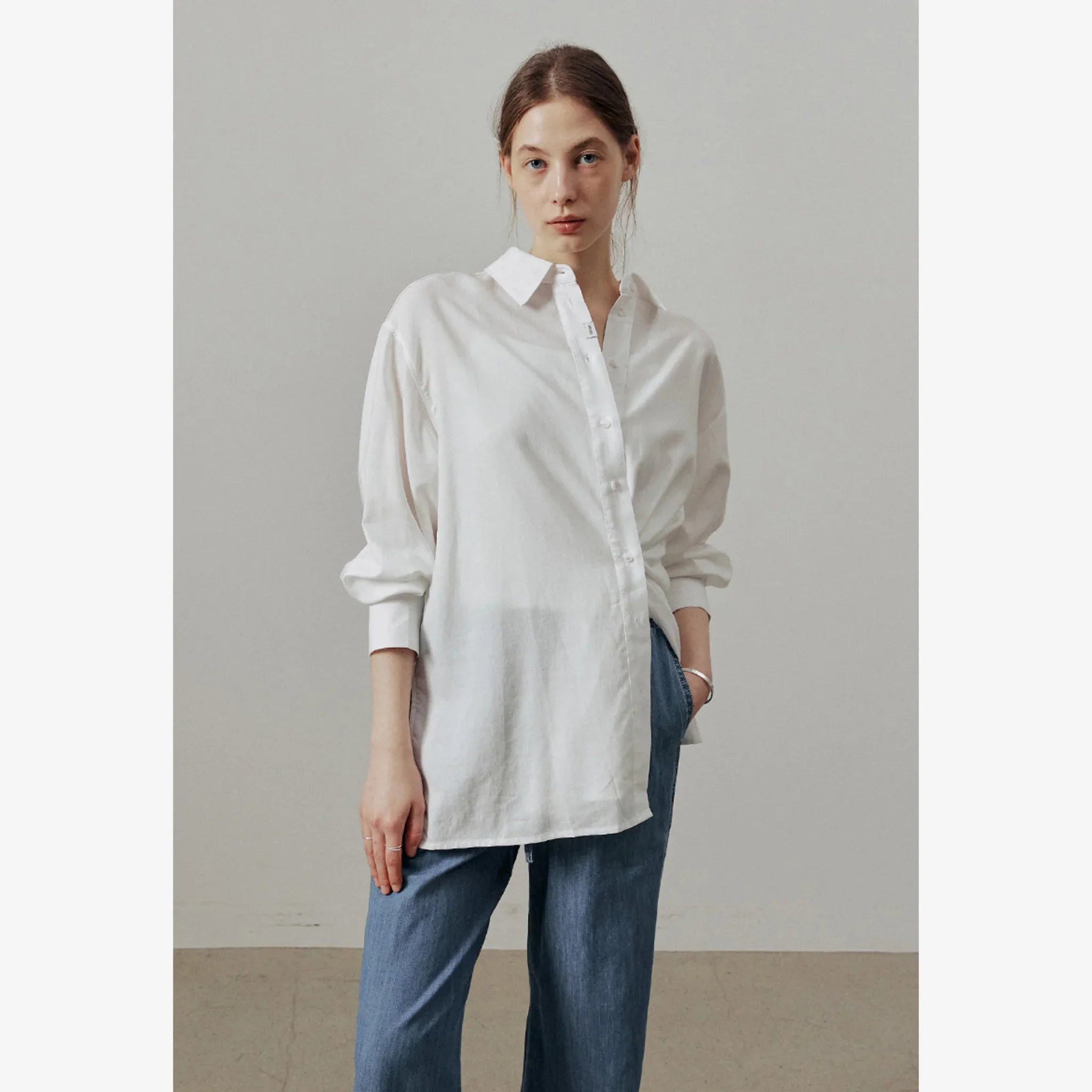 ARTID LINEN OVERSIZED TWO WAY SHIRT-11