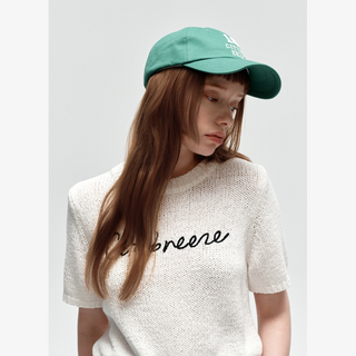 LOGO FELTED APPLIQUE BALLCAP