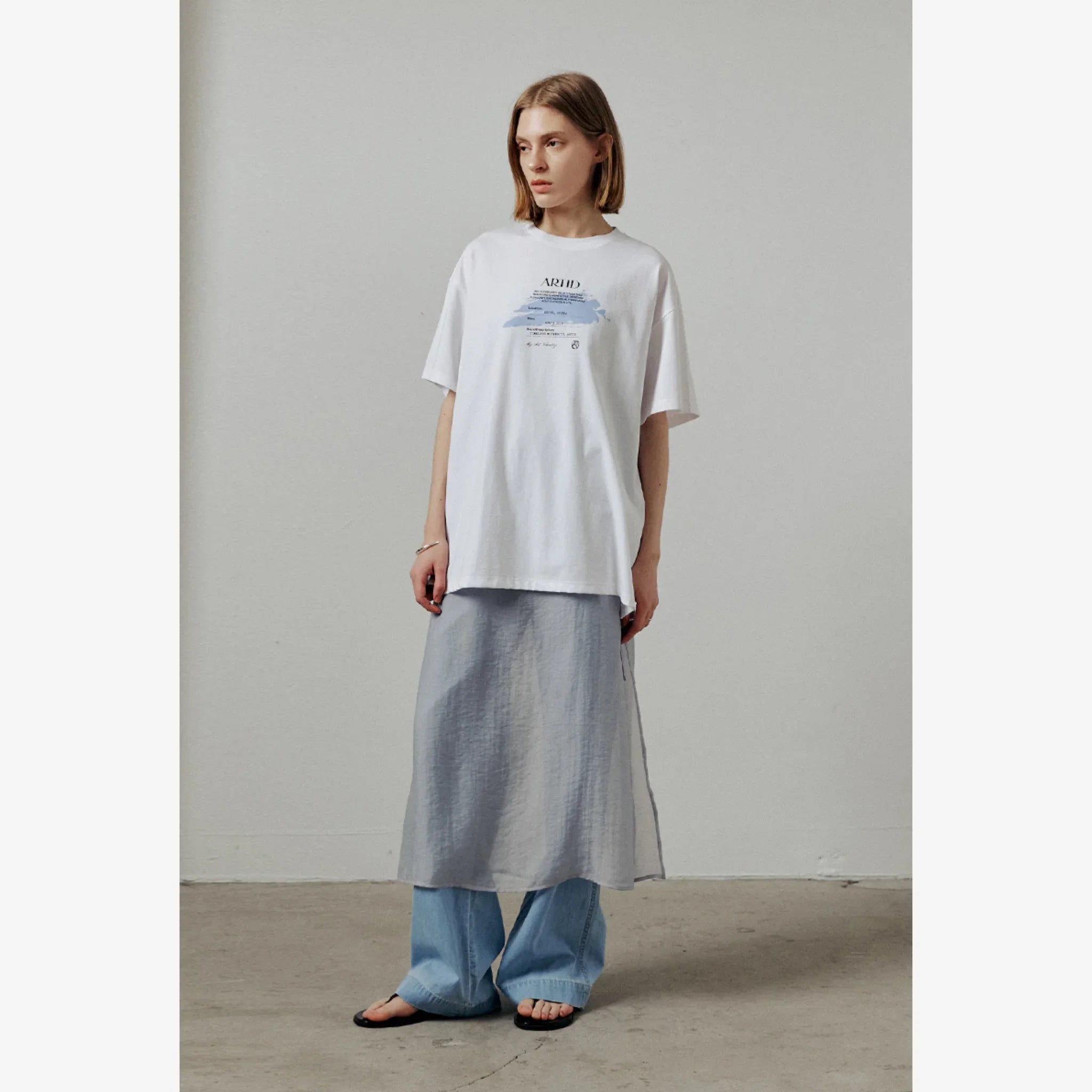 ARTID SPREAD OVERSIZED SHORT SLEEVE T SHIRT-12