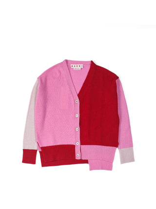 MARNI Colour-Block Cashmere Cardigan