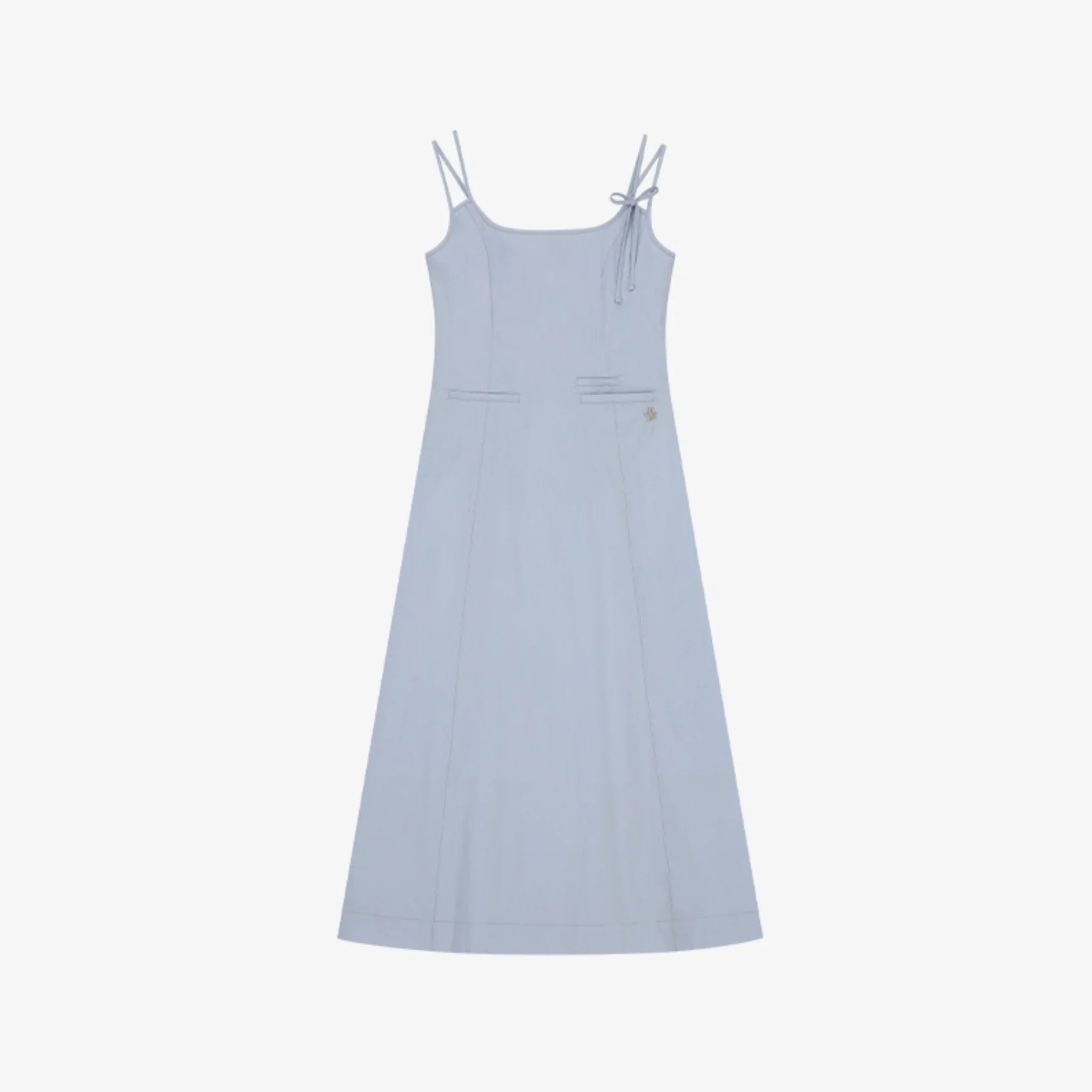 CITYBREEZE NYLON STRAP RIBBON LONG DRESS-2