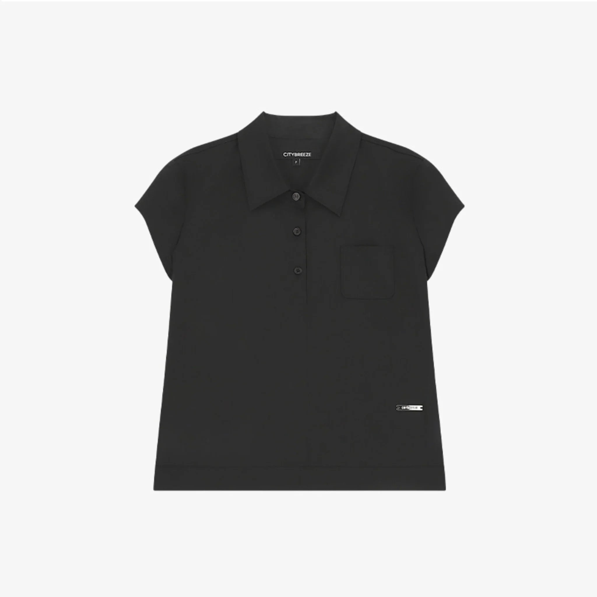 CITYBREEZE WRINKLE-FREE FLARE HALF-SLEEVE SHIRT