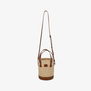 CITY RAFFIA BASKET SHOULDER BAG