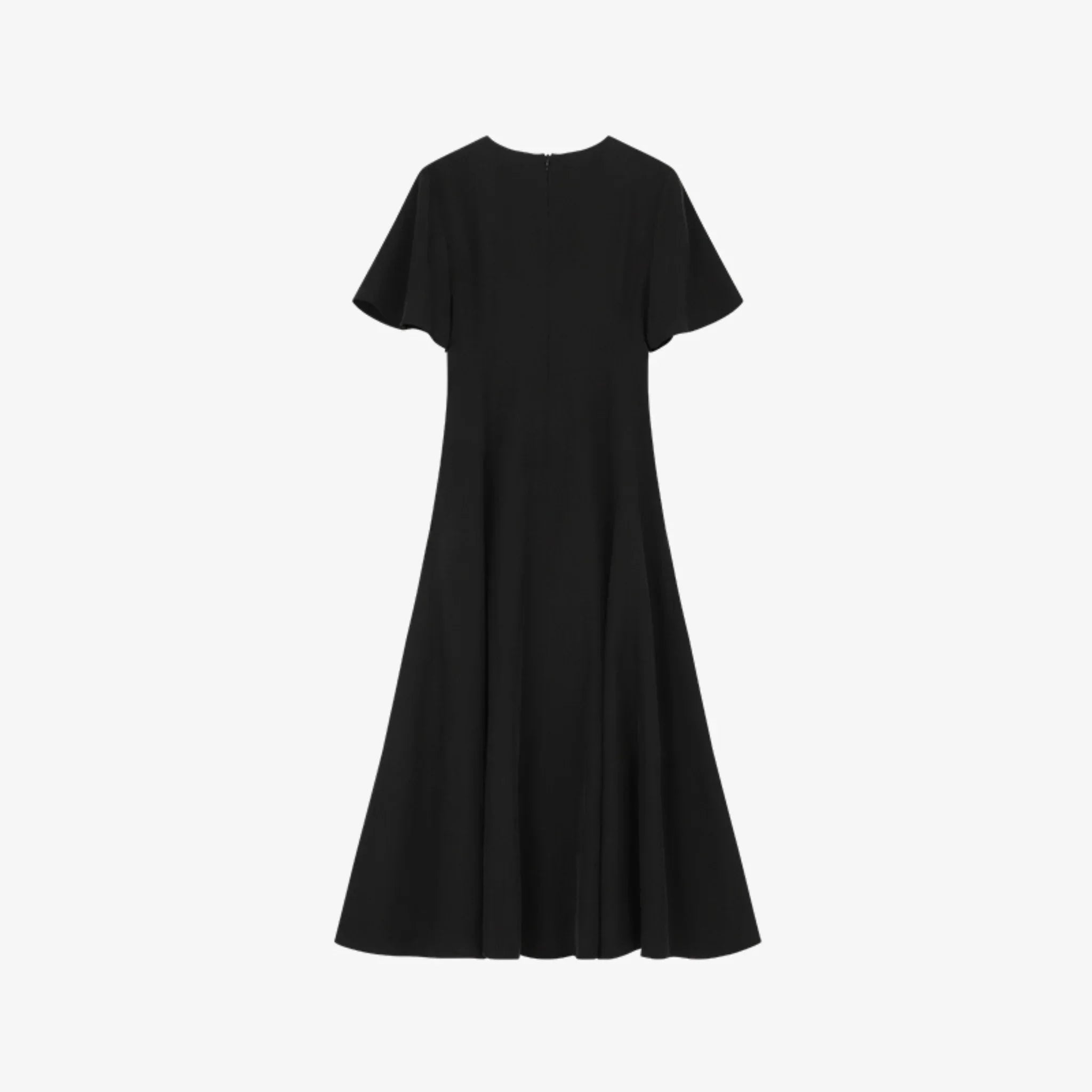 ARTID LINEN FLARE SHORT SLEEVE DRESS
