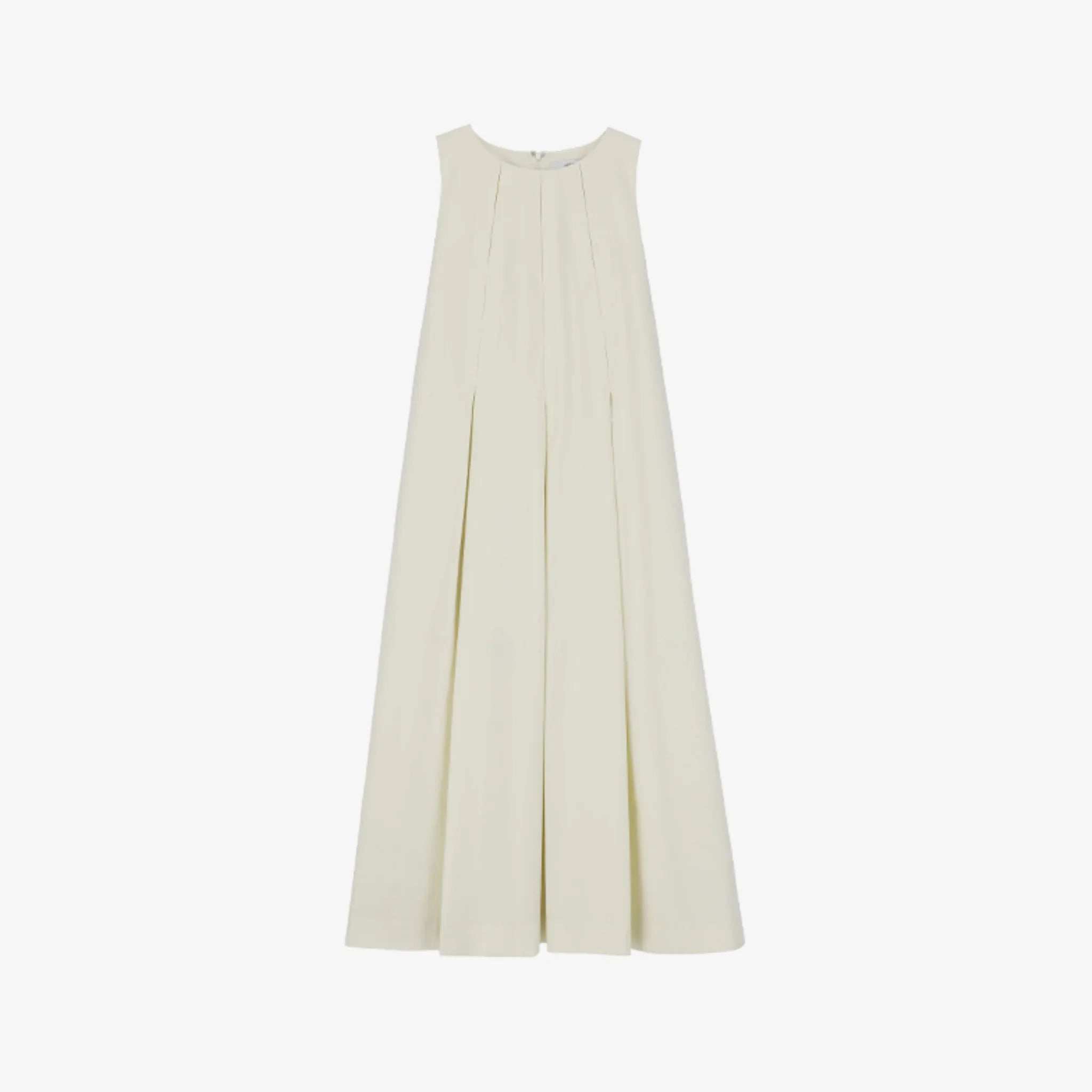 ARTID BOX PLEATED SLEEVELESS DRESS