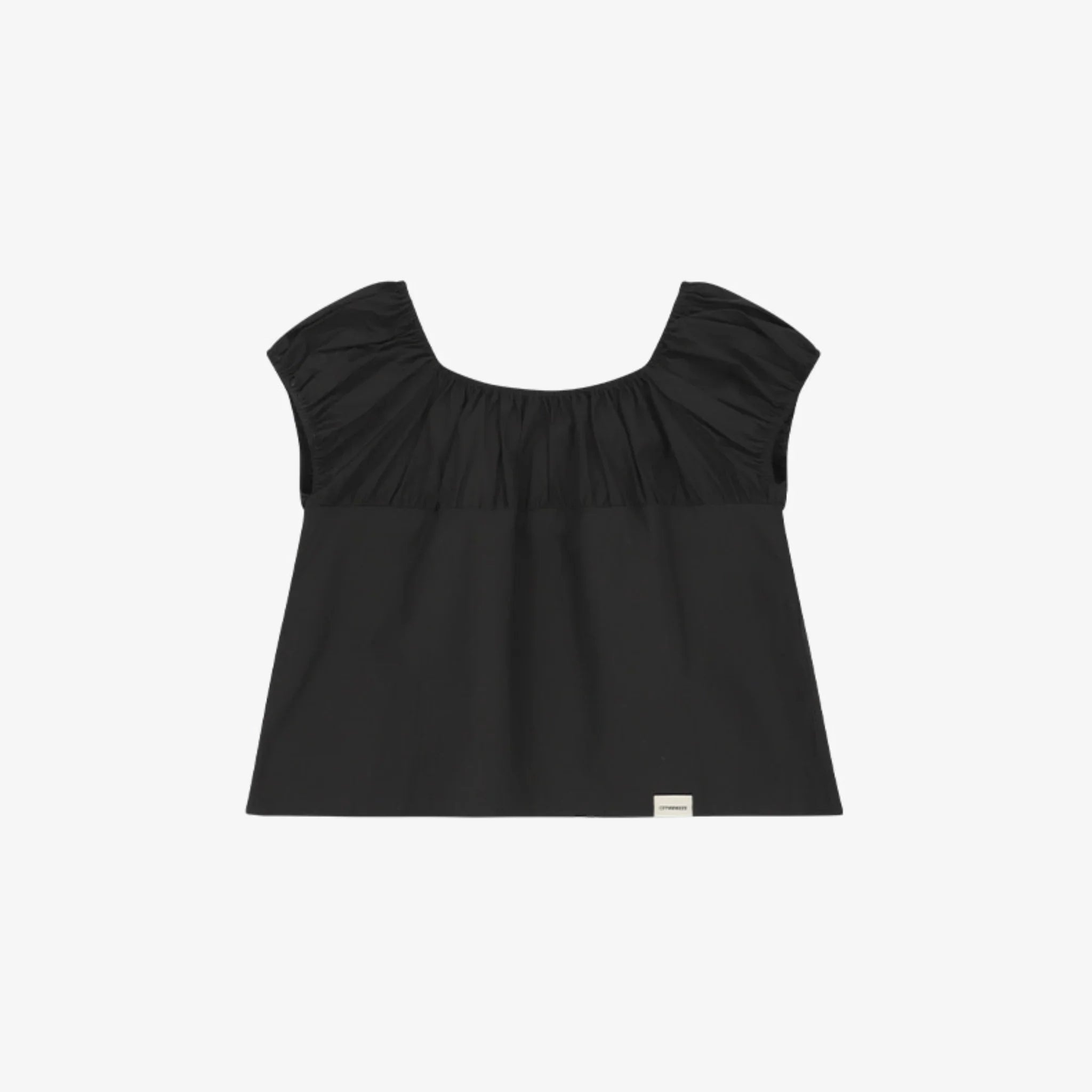 CITYBREEZE CAP-SLEEVE SHIRRING BLOUSE-2