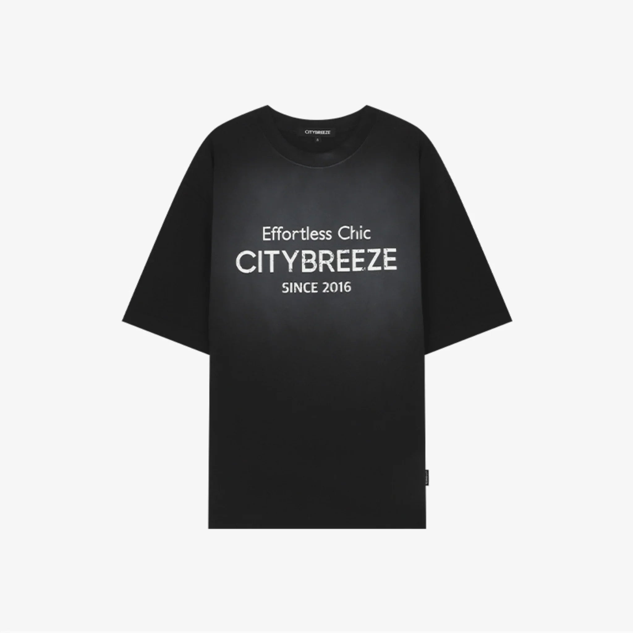CITYBREEZE SMUDGE WASH HALF-SLEEVE T-SHIRT