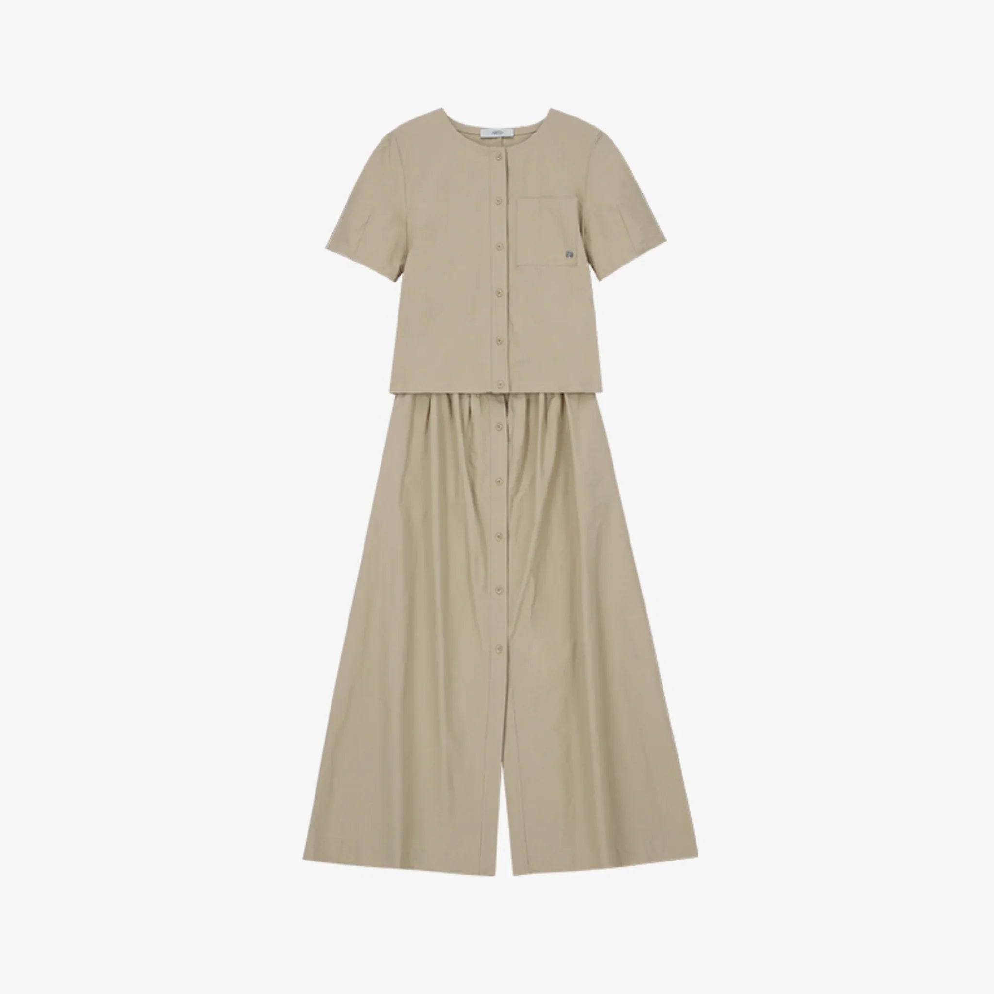 ARTID TWO-WAY COTTON SHORT-SLEEVE DRESS-7