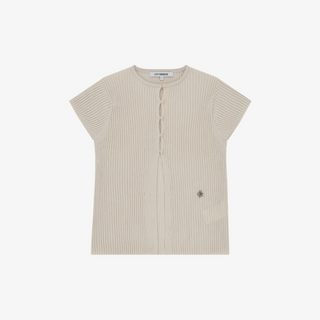 PEAK BUTTON-UP SHORT SLEEVE CARDIGAN