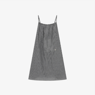 TIE-BACK LAYERED MINI DRESS