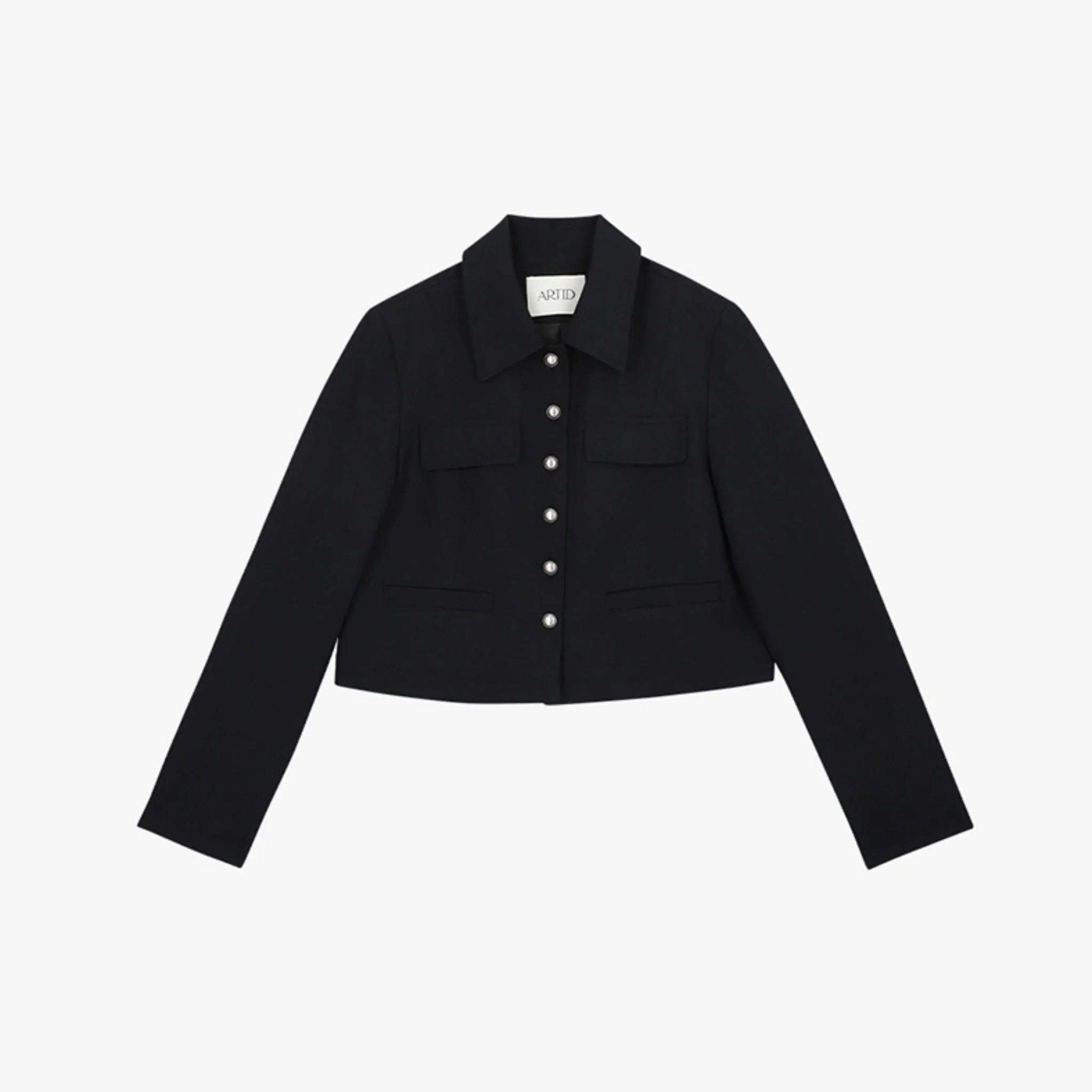 ARTID BUTTON POINT TWEED COLLAR JACKET