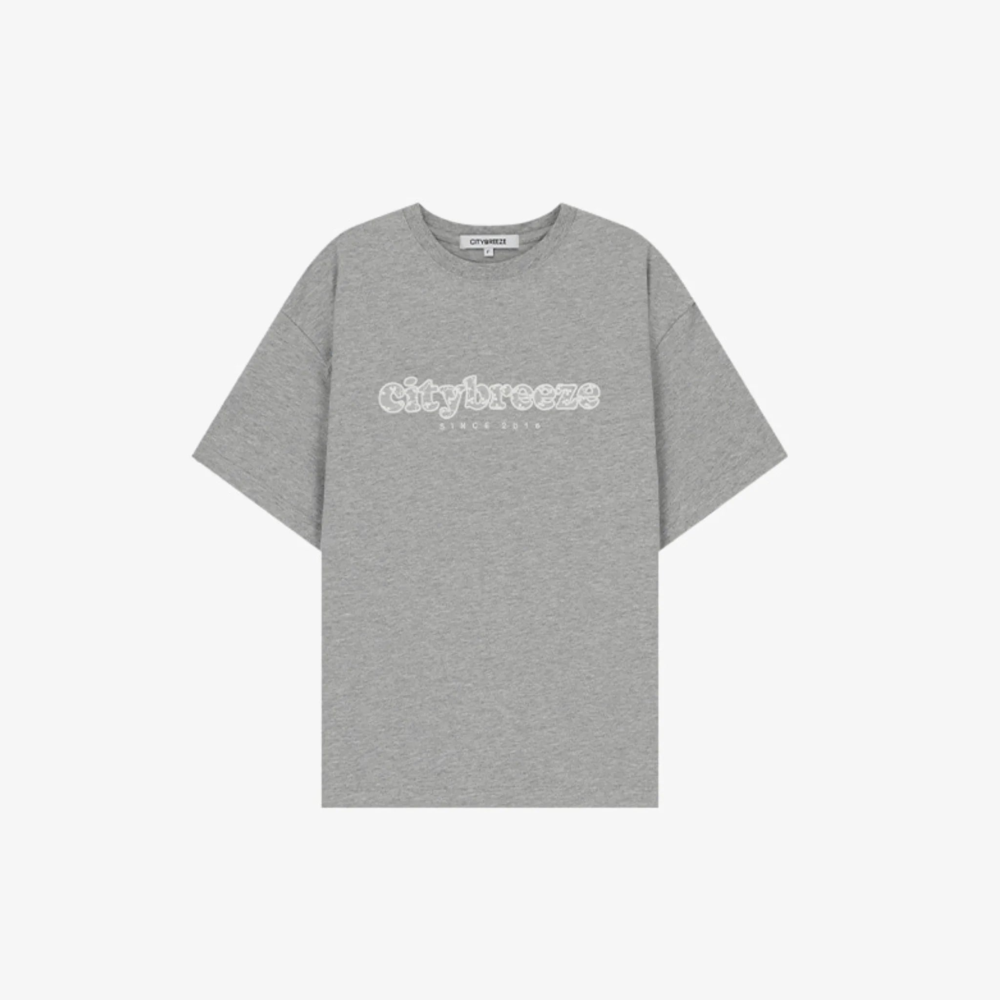 CITYBREEZE LACE LETTERING LOGO HALF-SLEEVE T-SHIRT-8