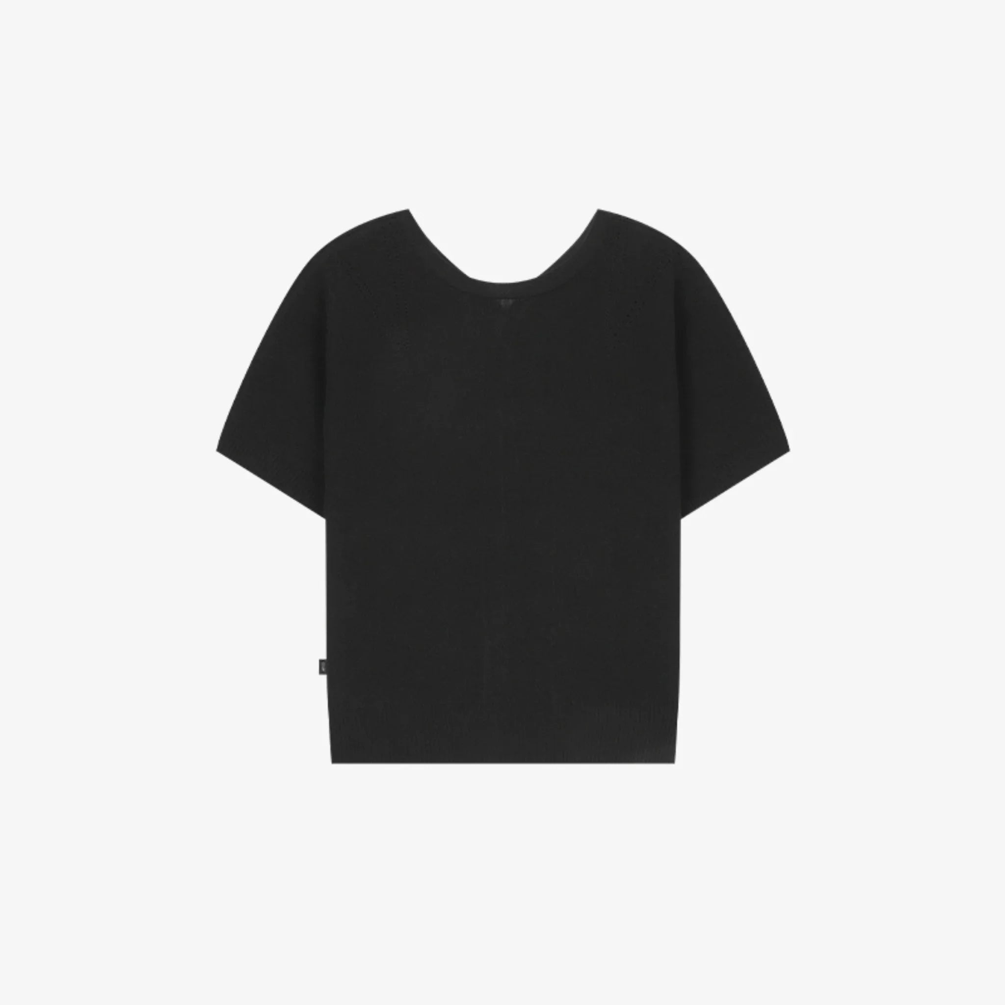 ARTID LINEN REVERSIBLE SHORT SLEEVE KNIT
