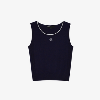 BOUCLE SYMBOL LOGO SLEEVELESS TOP