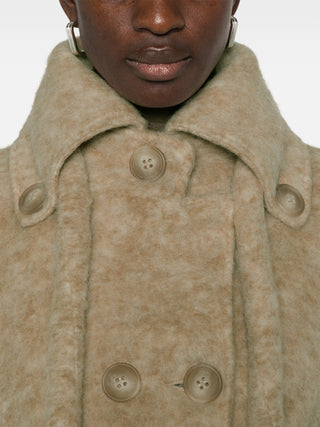 High Collar Mini Coat