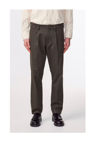 Bill Tapered Leg Melange Trouser