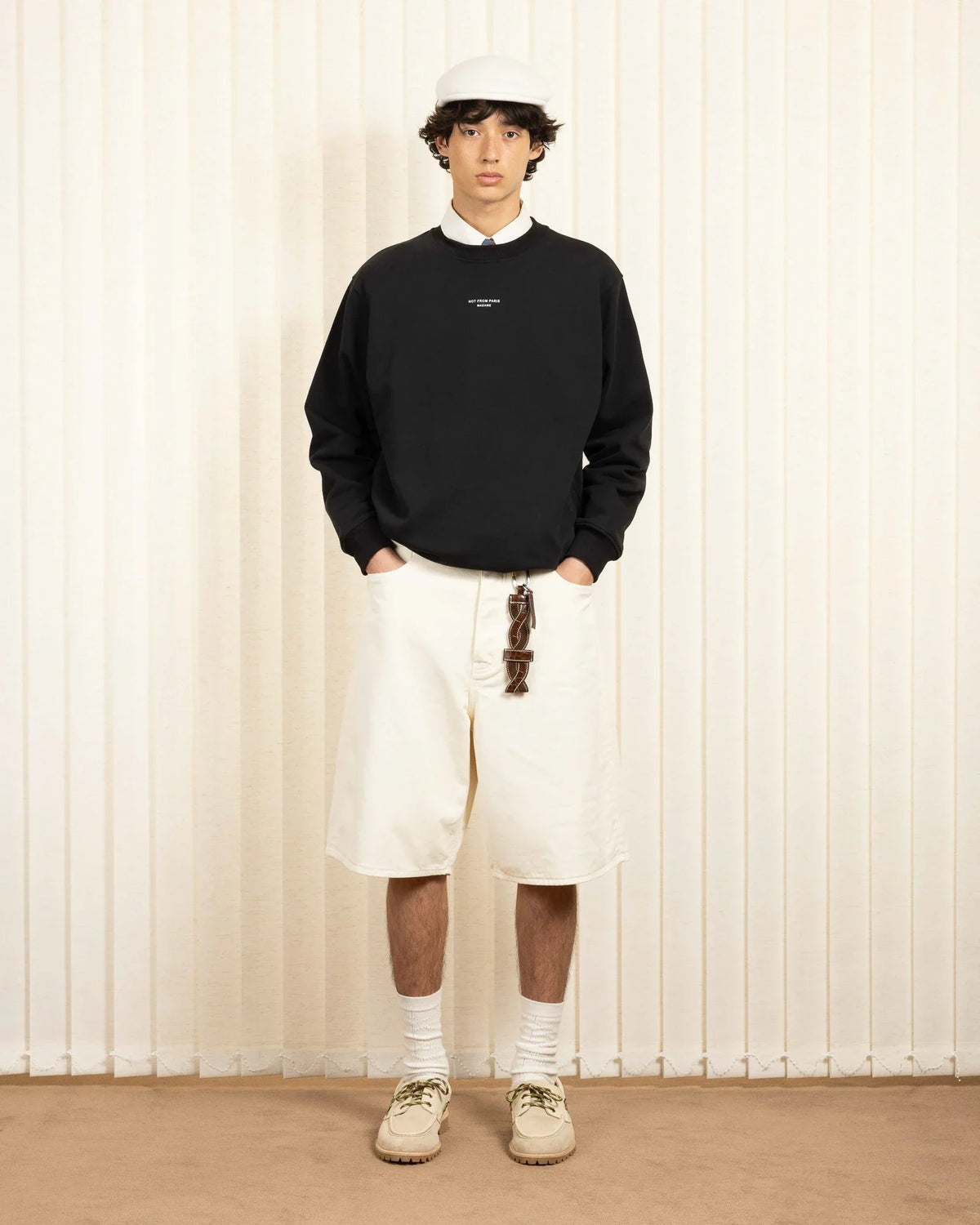DRÔLE DE MONSIEUR Classic Slogan Sweatshirt-2