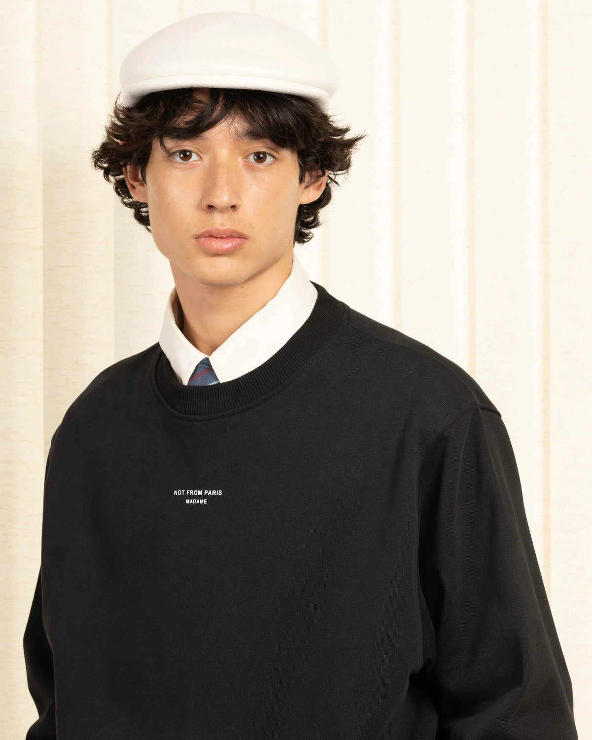 DRÔLE DE MONSIEUR Classic Slogan Sweatshirt-3