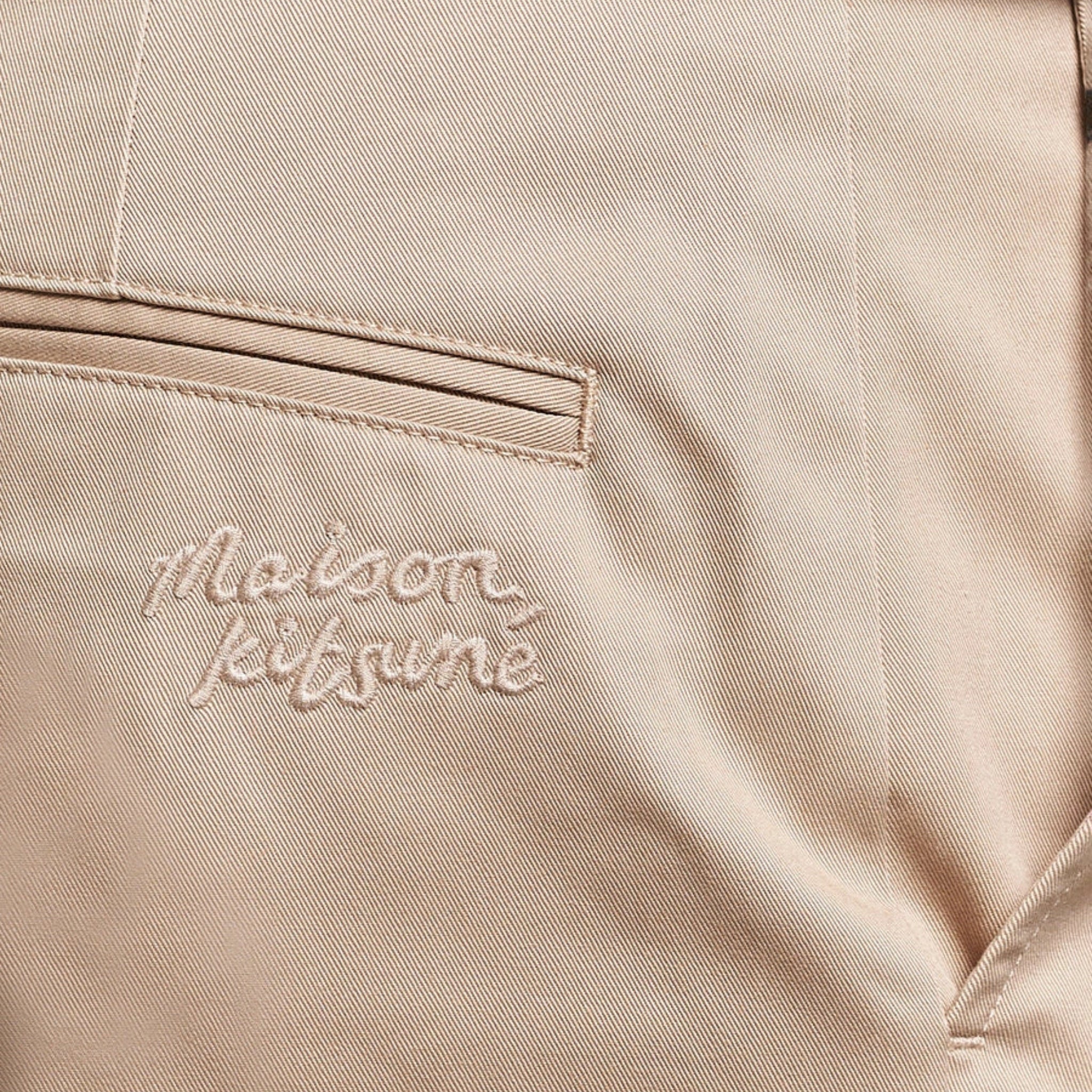 MAISON KITSUNÉ Straight Chino Trousers-2