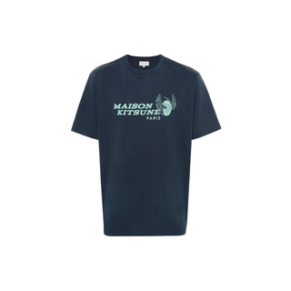 MAISON KITSUNE Racing Wheels Comfort Tee Shirt