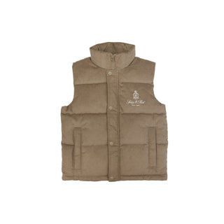 SPORTY & RICH Vendome Corduroy Puffer Vest