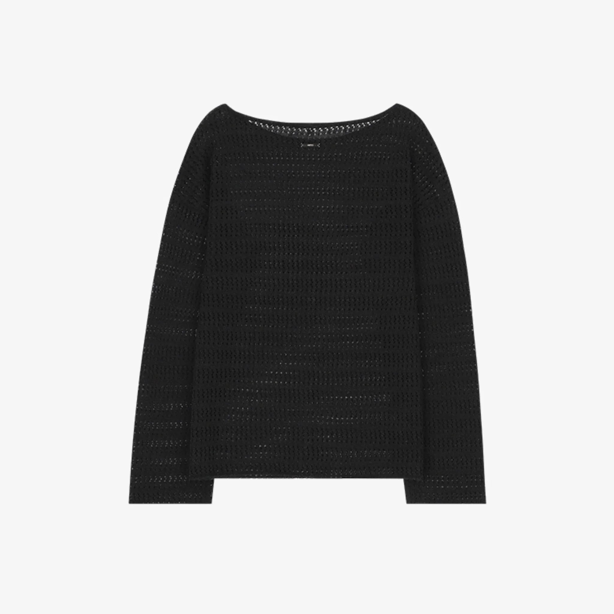 LINEN OVERSIZED SEE THROUGH KNIT-2