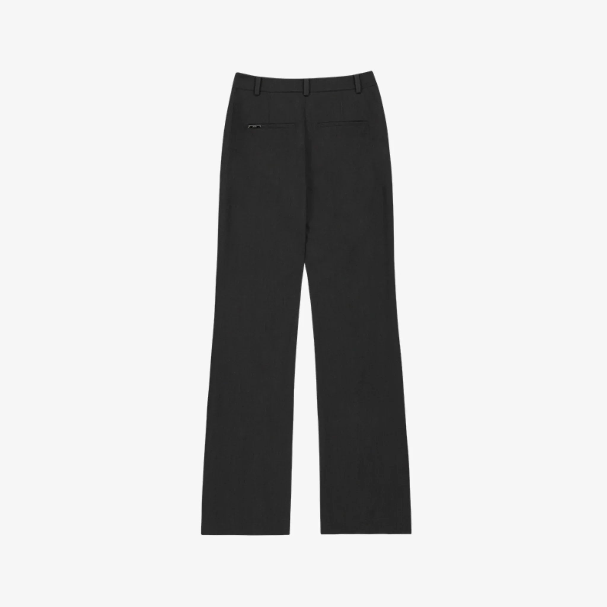 ARTID LIGHT WOOL SLIM BOOTCUT SLACKS-2