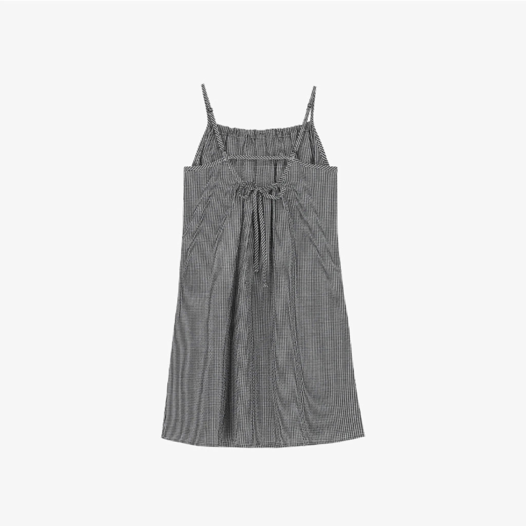 CITYBREEZE TIE-BACK LAYERED MINI DRESS-2
