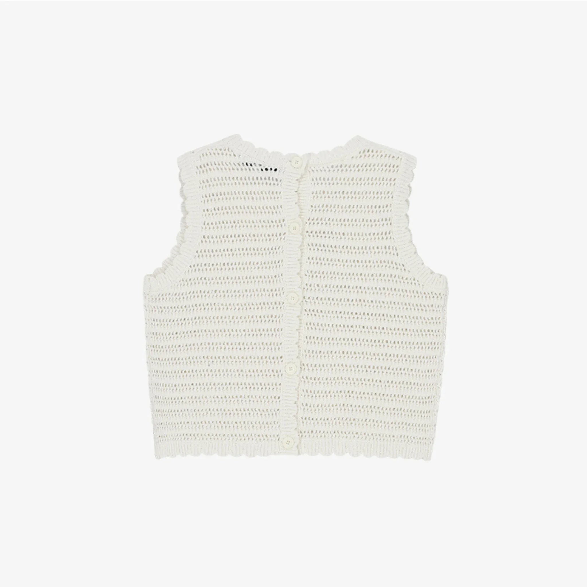 CITYBREEZE CROCHET SLEEVELESS KNIT-2