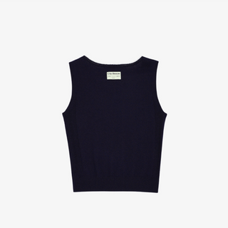 BOUCLE SYMBOL LOGO SLEEVELESS TOP