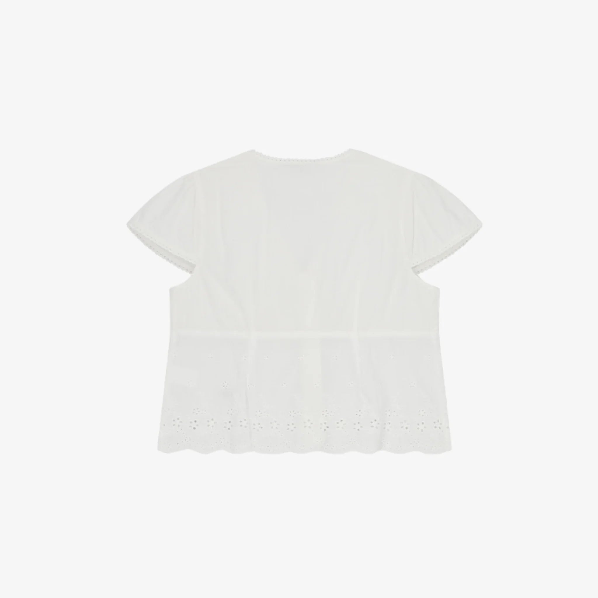 CITYBREEZE LACE SCALLOPED BLOUSE TOP-2