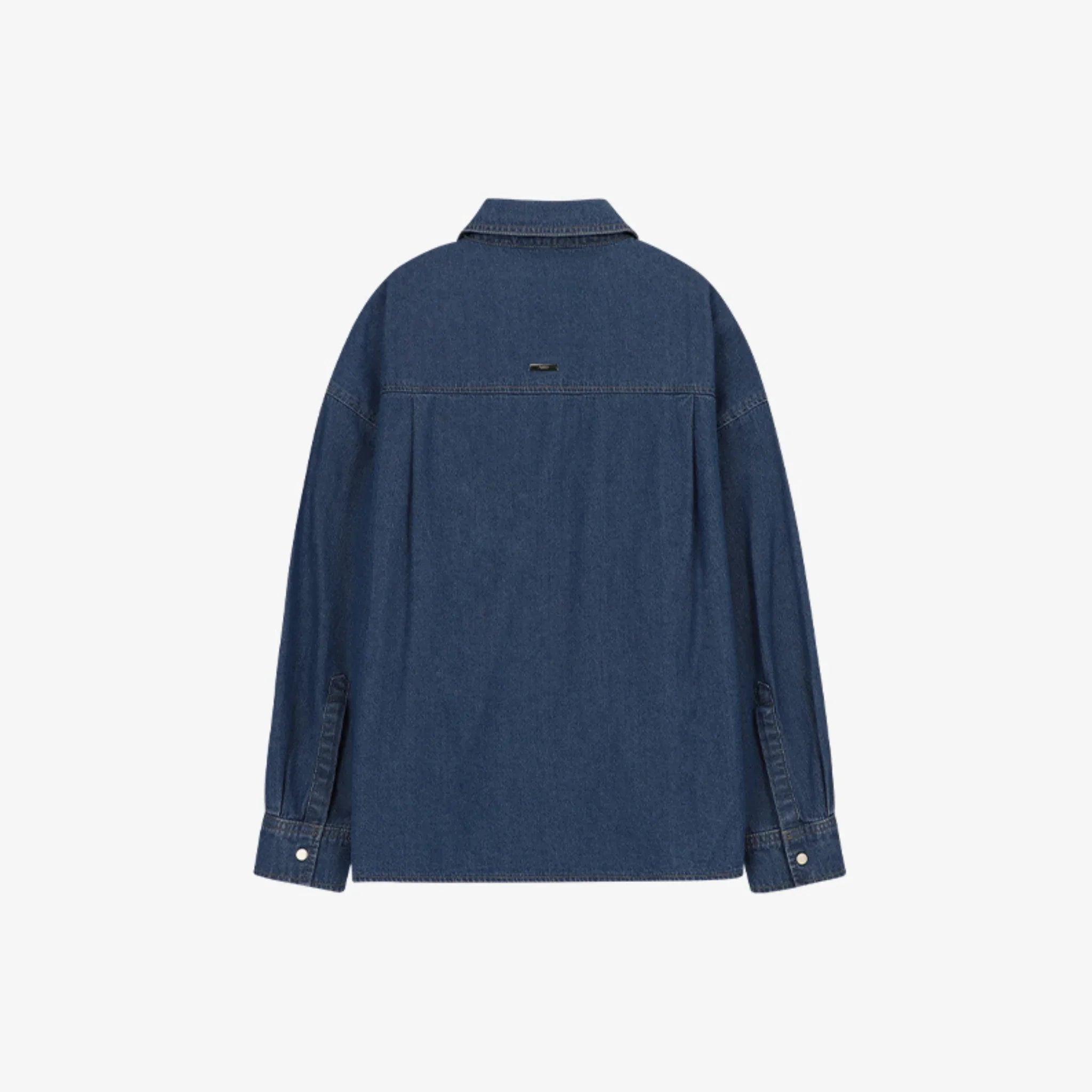 ARTID DENIM OVERSIZED POCKET SHIRT-3